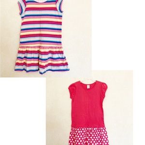 Gymboree Bundle Of 2 Short Sleeve Summer Dresses Girl Size 8